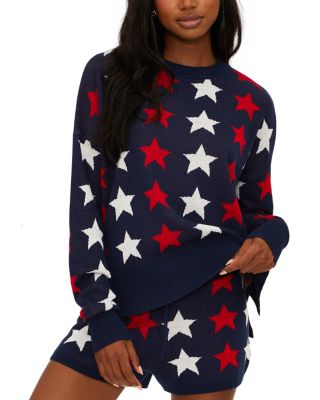 Callie Star Print Sweatshirt