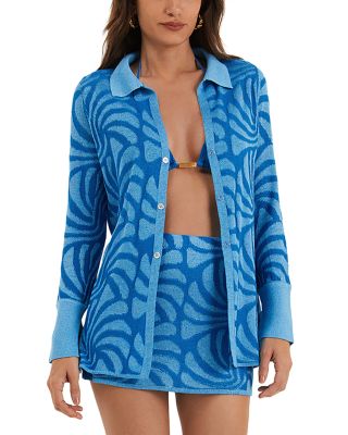 Lara Knit Cover Up Shirt