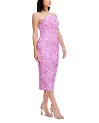 Etta Sequin Halter Dress