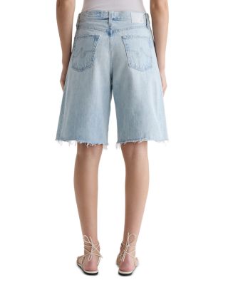 Hattie High Rise Bermuda Shorts in Sunfaded Destructed