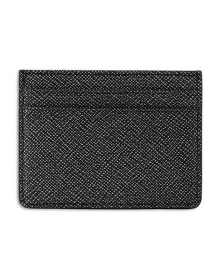 Saffiano Leather Card Case 