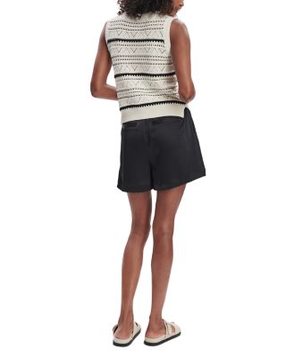 Athena Pointelle Sleeveless Sweater