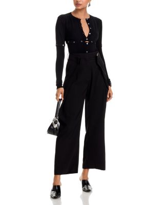 Pleated Wide Leg Pants