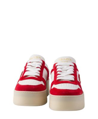  Women's Downtown Bold Nappa Leather and Suede Sneakers