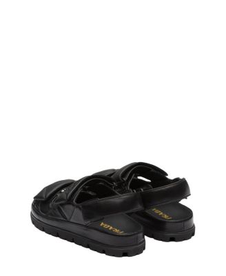 Women's Padded Nappa Leather Sandals