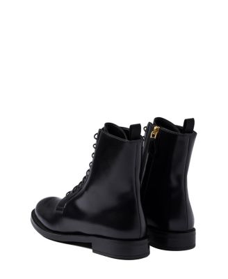  Women's Brushed Leather Ankle Boots