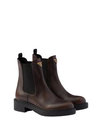 Prada - Women's Leather Chelsea Boots
