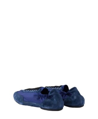 Men's Collapse Re-Nylon and Suede Elasticized Sneakers