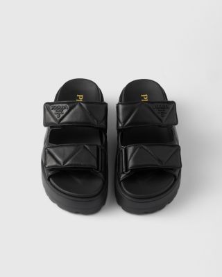 Women's Padded Nappa Leather Slides