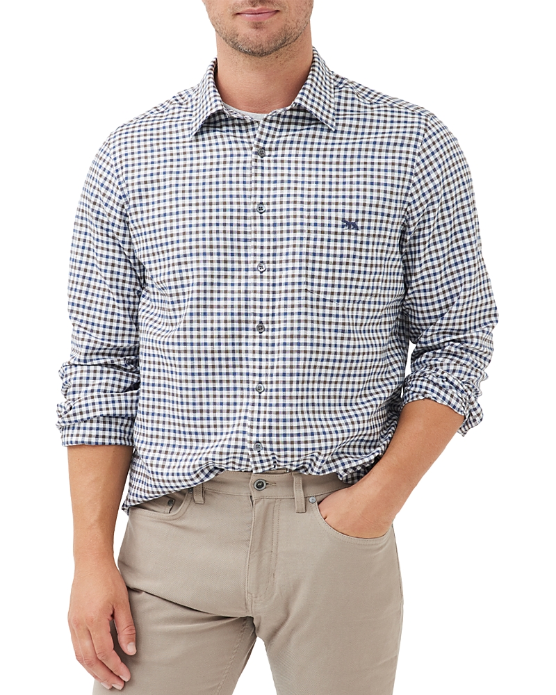 Rodd & Gunn Gebbies Valley Cotton and Linen Plaid Shirt