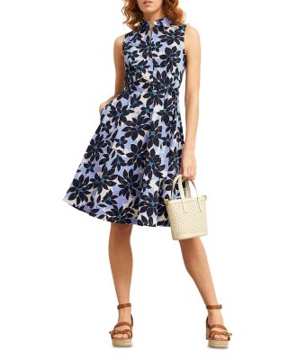 Beki Floral Print Shirtdress