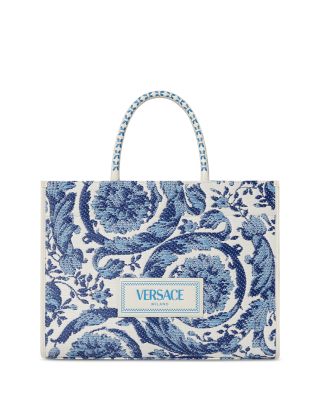 Barocco Athena Raffia Medium Tote Bag