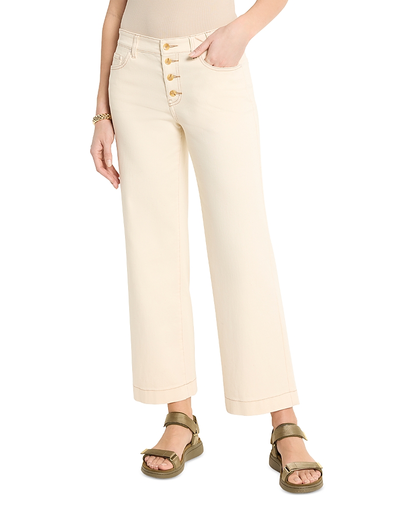 Nic+Zoe High Rise Ankle Wide Leg Jeans in Canvas