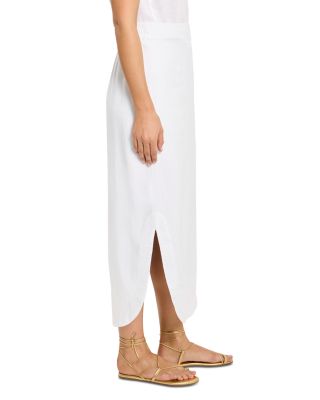 Rumba Linen Dip Skirt