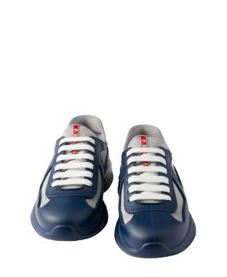 Men's America's Cup Soft Rubber and Bike Fabric Sneakers