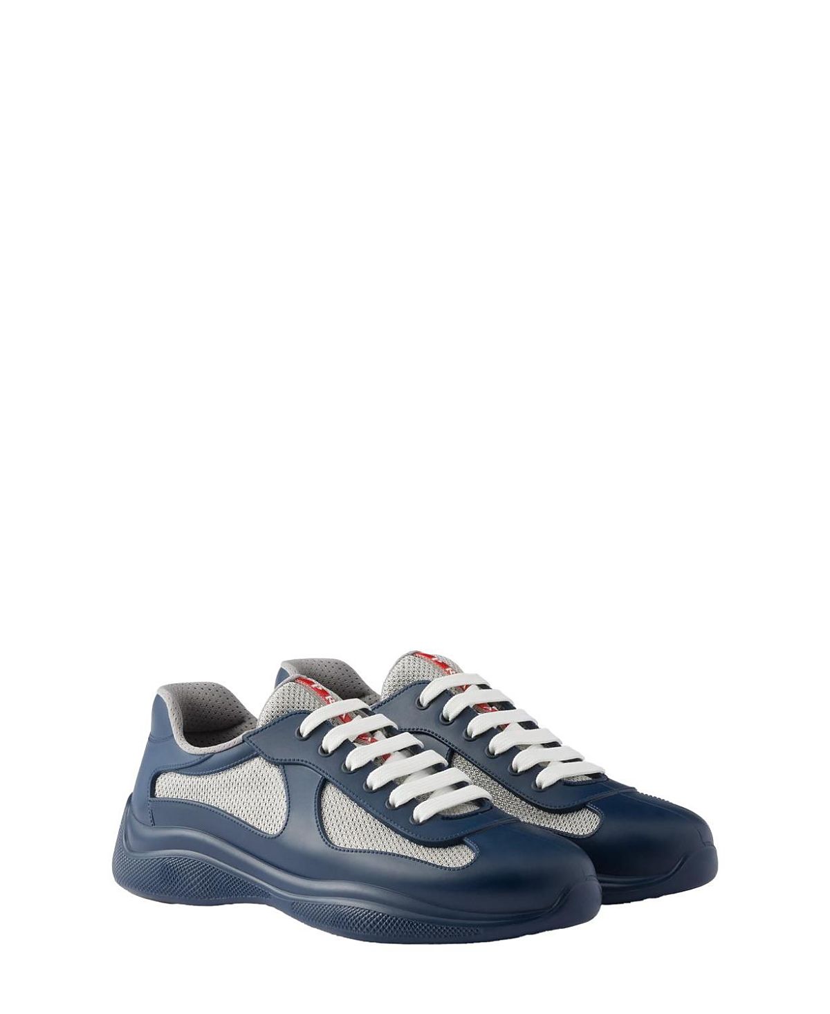 Prada Men's America's Cup Soft Rubber and Bike Fabric Sneakers