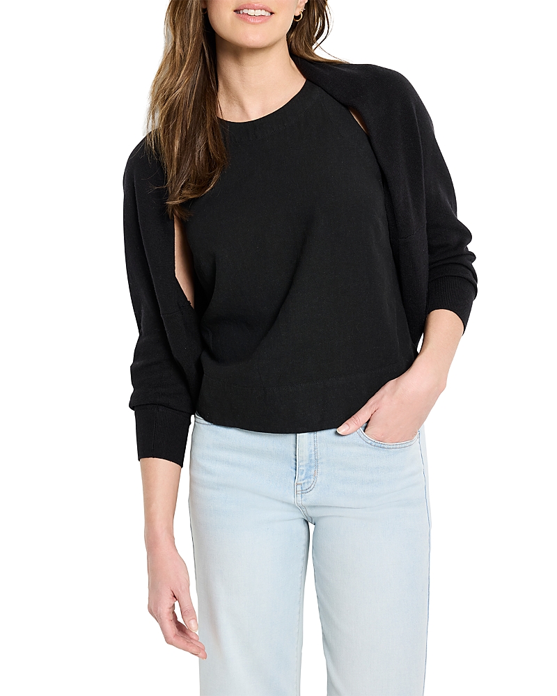 Nic+Zoe Cotton Cashmere Shrug Cardigan