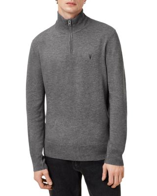 Kilburn Wool & Nylon Regular Fit Quarter Zip Sweater