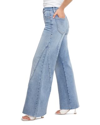 Good Petite Palazzo Jeans in Indigo957