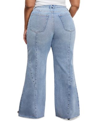 Good Waist Palazzo High Rise Wide Leg Jeans in Indigo 957