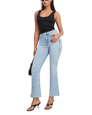 Good Standard Kick Flare Jeans in Indigo954