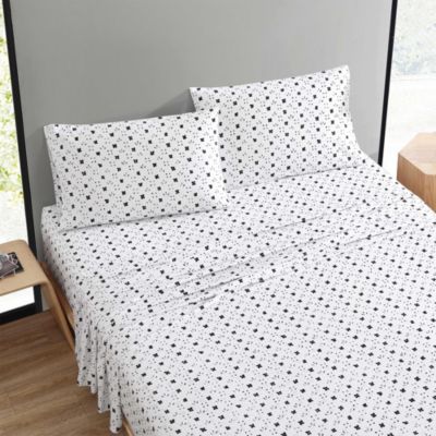 Kukkaketo Cotton Percale Sheet Set