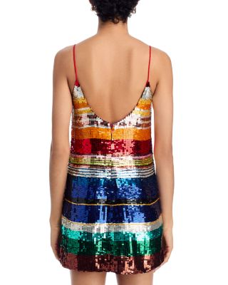 Bridget Sequin Spaghetti Strap Dress