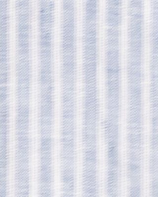  Irving Linen Short Sleeve Shirt in Summer Stripe