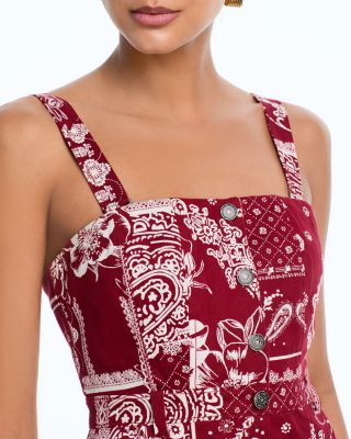 Veena Bandana Military Twill Dress