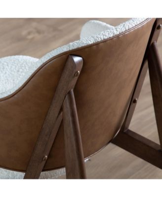 Beck Boucle Wingback Accent Chair