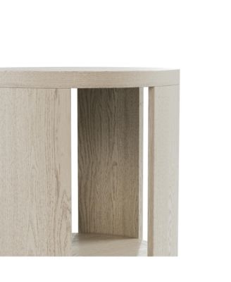 Piez 1-Shelf Round End Table