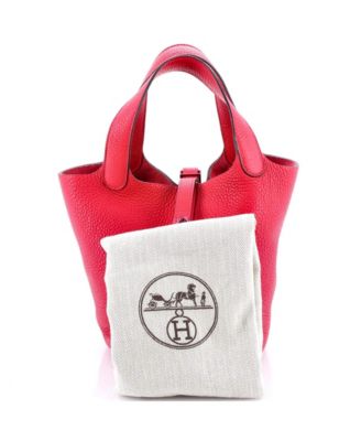 PM Monochrome Picotin Lock Bag Clemence