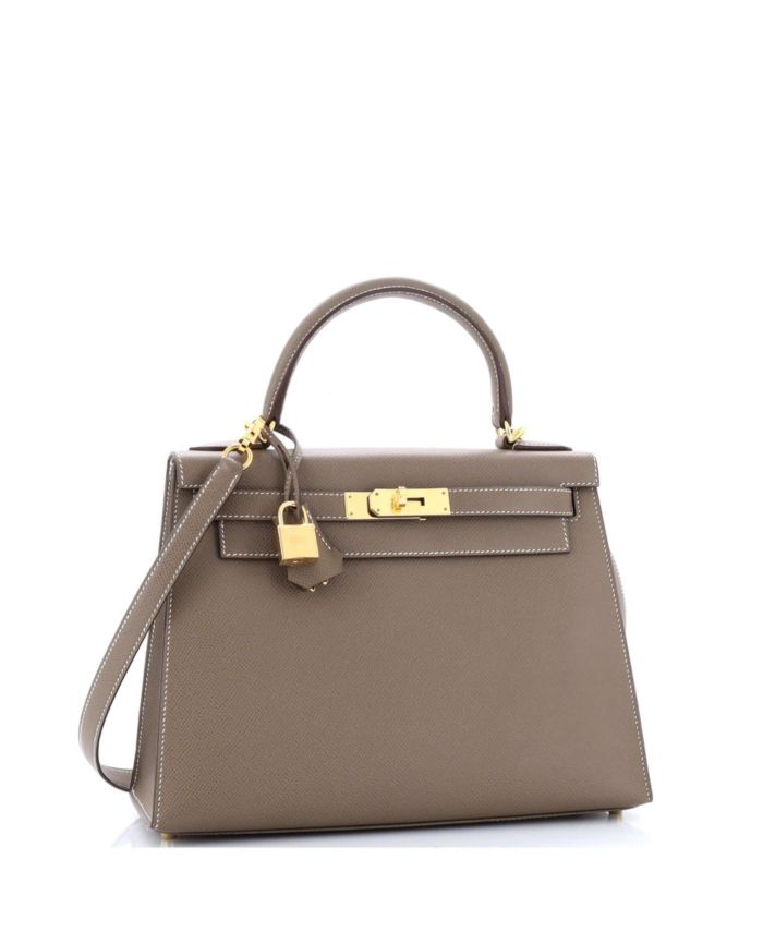 Kelly 28 Handbag Epsom with Gold Hardware