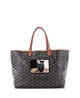 Pre-Owned Goyard - PM Saint Louis Tote Printed Coated Canvas