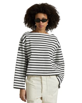 Striped Boatneck Mariner Tee