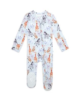 Posh Peanut - Unisex Zoo Footie Zippered Footie - Baby