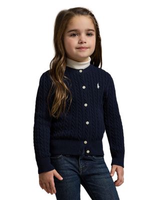 Girls' Cable-Knit Cardigan - Little Kid