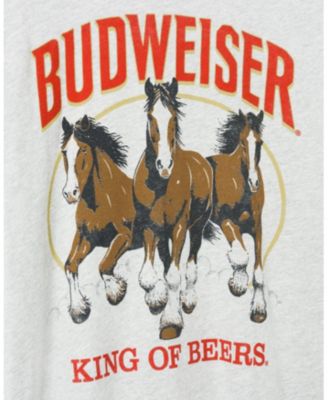  Unisex Budweiser Clydesdale Trio Vintage Tee