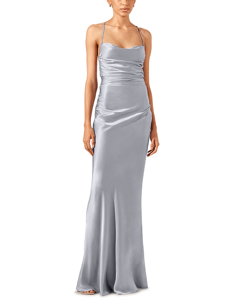Shona Joy La Lune Lace Up Back Maxi Dress