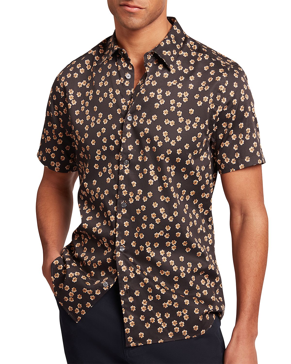 Ted Baker Niksho Slim Fit Floral Shirt