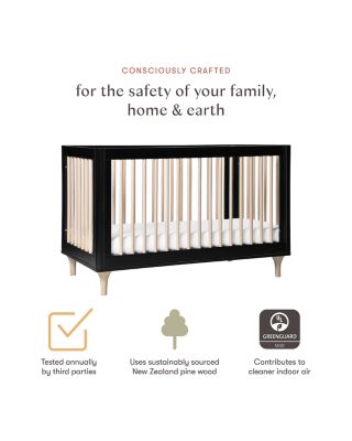 Lolly 3-in-1 Convertible Crib with Toddler Bed Conversion Kit