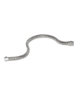  lassic Chain Sterling Silver Icon Bracelet, 6.5mm