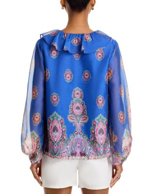 Paisly Chiffon Blouse - Exclusive