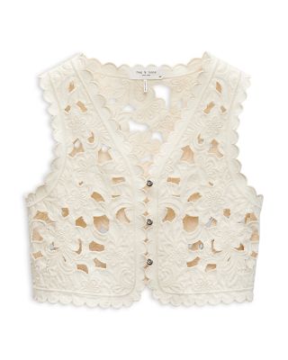 Coralie Floral Cut Out Vest