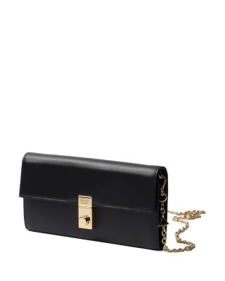 Shoulder Strap Leather Wallet