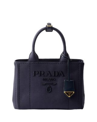 Prada - Jardiniere Small Cotton Canvas Handbag