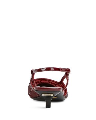 Women's GG Pointed Toe Slingback Pumps