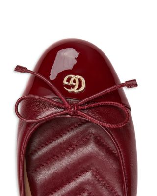 Women's New Marmont GG Leather Ballet Flats