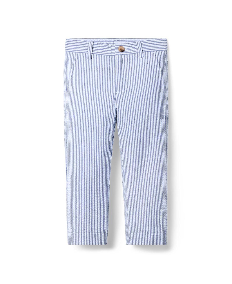 Janie And Jack Boys' Striped Seersucker Pant - Baby, Little Kid, Big Kid
