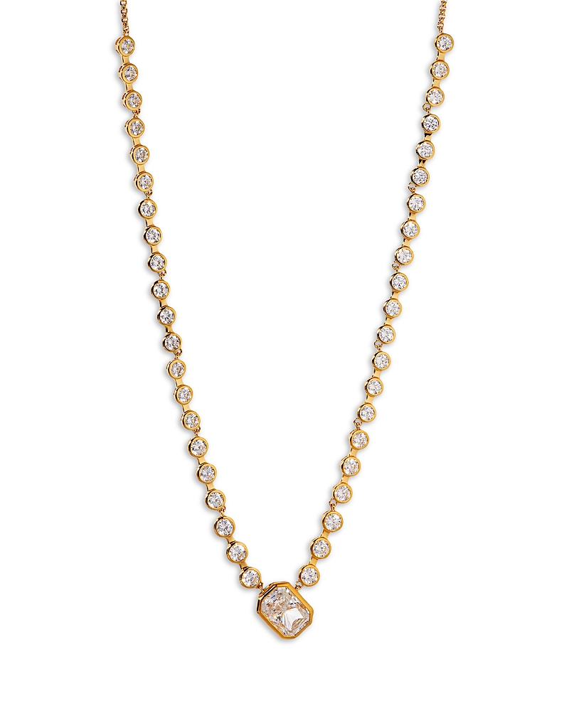Nadri Brooklyn Cubic Zirconia Necklace In Gold